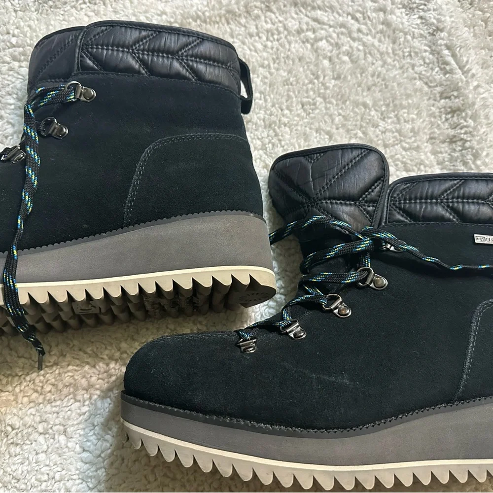 UGG Black Quilted Winter Boots